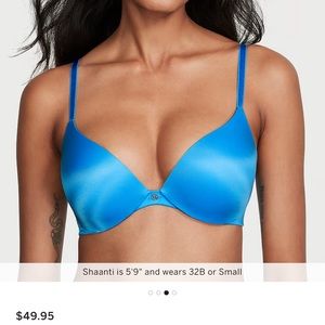 NWT Victorias Secret Very Sexy So Obsessed 34C Bombshell Royal Blue Push-up Bra